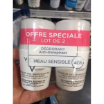 Vichy Dezodorantas Antiperspirant 48h ( 2 pcs ) - Roll-on 48 hour deodorant for sensitive and irritated skin