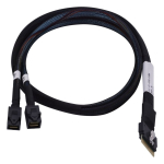 Microchip Microchip Technology 2304900-R SAS-kaabel 0,8 m Must