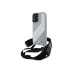 Case Case BMW BMHCP16S23PSCCG iPhone 16 6.1" gray/gray hardcase M Edition Carbon Stripe & Strap