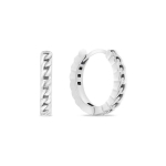 Brilio Brilio Silver Brilio Silver Stylish silver hoop earrings EA991W