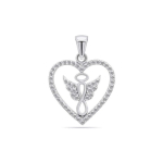 Brilio Brilio Silver Brilio Silver Playful silver pendant with zircons PT20W