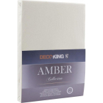 Bed Bed sheet DecoKing Amber Ekru, 220x200 cm, with rubber