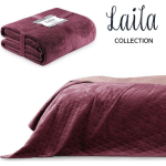 AmeliaHome voodipesu LAILA, 170x210 cm, v&auml;rv: bordo