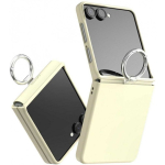Dėklas Dėklas Araree Aero Flex R East-Grip Ring Samsung Galaxy Z Flip7 jaoks, kreemjas
