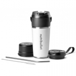 NutriBullet Flip 0,59 l Kaasaskantav blender Must, Valge