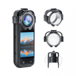 Puluz objektiivikatted Insta360 X5 kaamerale (kl&otilde;psuga)