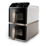 Philips 4000 series NA462/80 frit&uuml;&uuml;r Kahekohaline 10 l Eraldiseisev 2750 W Kuuma&otilde;hu frit&uuml;&uuml;r Must, Kuld, Hall