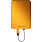 Nitecore Pocket 5 v&auml;linev&auml;line, USB-C, 5000mAh, oranž.