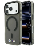 BMW M IML Frosted Metal Logo & Trims MagSafe &uuml;mbris iPhone 18 Pro / 17 Pro jaoks - Must
