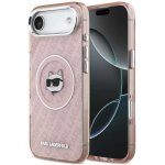 Karl Karl Lagerfeld IML Choupette pead logo MagSafe kaitse iPhone Air jaoks - Roosa