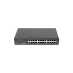 Lanberg RSGE-24 v&otilde;rgul&uuml;liti Mittejuhitav Gigabit Ethernet (10/100/1000) 1U Must