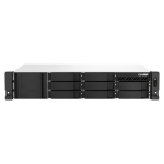 QNAP TS-873AeU-RP NAS P&uuml;stik (2U) Ryzen Embedded V1500B 4 GB DDR4 0 TB QuTS hero Must