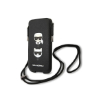 Tablet Tablet Case Karl Lagerfeld Handbag KLHCP12MOPHKCK 6.1" Black / Black Hard Case Saffiano Ikonik Karl & Choupette Head