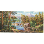 Beldizart Landscape with water mill S3-17