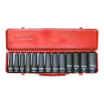 KOKEN 14208M 1/2" Impact Long Hex Socket Set
