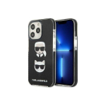 Karl Karl Lagerfeld KLHCP13LTPE2TK iPhone 13 Pro / 13 6.1" hard case, black/black Karl&Choupette Head