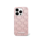 Case Case Karl Lagerfeld KLHMP16SPKHPORPP iPhone 16 6.1" pink hardcase Hot Stamp Magsafe