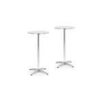 Royal Royal Catering Round bar table, silver, 2 pcs.