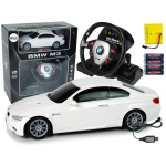 Lean Lean Cars Radio Controlled BMW M3 White 1:18