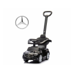 Jeździk Jeździk z rączką Pojazd Mercedes C-klassi luksuslik must czarny Milly Mally