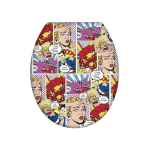 Pop-Art Pop-Art toilet seat - Duroplast, free-falling, WENKO