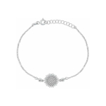 Brilio Brilio Silver Daili silver bracelet with zircons BR37W