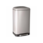 5five 5five Simply Smart Waste bin, metal, taupe, 30 l