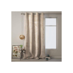 Night Night curtain with rings AmeliaHome VELVET 140X270 cm, 1 pc., color: cream