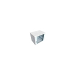 XtendLan 19" wall cabinet 4U 600x450, load capacity 60 kg, glass doors, welded, gray color