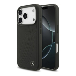 Dėklas Dėklas Mercedes Leather Large Laurel Leave MagSafe iPhone 17 Pro jaoks must
