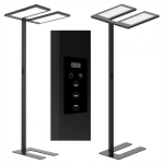 Spacetronik Kahekordne p&otilde;randalamp GLOW D24 Pro Auto Must