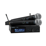 Shure SLXD24DE/SM58-G59 - kahetine digitaalne juhtmevaba s&uuml;steem kahe saatjaga/handheld mikrofoniga (470 - 514 MHz)