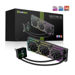 Gamemax CPU vedelikjahuti | HAILSTORM 360 LCD BK |