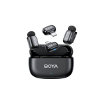 BOYA Mini 2-01 Lightning + USB-C Wireless Microphone Set (2xTX 2xRX) / 2.4GHz / 48kHz/24bit