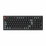 Keychron V5 Ultra 96% 8K Tri-Mode K POM Brown langaton mekaaninen n&auml;pp&auml;imist&ouml;, musta