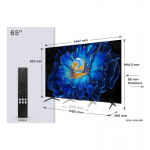 TCL C69KS 65C69KS teleriba 165,1 cm (65") 4K Ultra HD nutitel teleriba Wi-Fi metallik