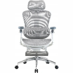 Sihoo DORO C300 Pro Mesh koos jalatoega, valge