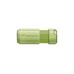 Verbatim Pinstripe 64GB Roheline