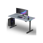 ULTRADESK QUEST m&auml;ngulaud, 140x70cm, 72-120cm, must-pall