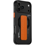 Skinarma Haxa juhtum iPhone 17 Pro Max-ile, magnetilise laadimise ja hoidjaga, grafiitv&auml;rv