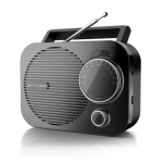 Muse M-050 R raadio Personaalne Analoog Must