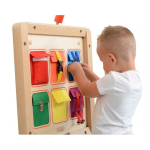 Masterkidz wall board for closing and opening pocket locks