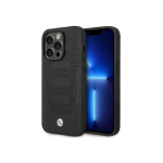 Case Case BMW BMHMP14X22RPSK iPhone 14 Pro Max 6.7" black/black Leather Seats Pattern MagSafe