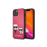 Karl Karl Lagerfeld KLHCP13SPCUSKCP iPhone 13 mini 5.4" fuchsia/fuchsia hard case Ikonik Karl & Choupette
