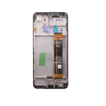 LCD LCD display +Touch Unit + Front Cover Samsung A236 Galaxy A23 5G Black (Service Pack)