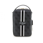 Case Case Guess PU 4G Printed Stripes Travel Universal Bag Black