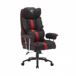 White White Shark LE MANS Gaming Chair black/red