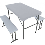 Outdoor Outdoor furniture set Saska Garden Set PIKNIKOWO CATERINGOWY table I 2 ŁAWKI WHITE