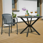 Garden Garden table Lukka 100 cm anthracite PATIO