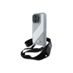 Case Case BMW BMHCP16X23PSCCG iPhone 16 Pro Max 6.9" gray/gray hardcase M Edition Carbon Stripe & Strap